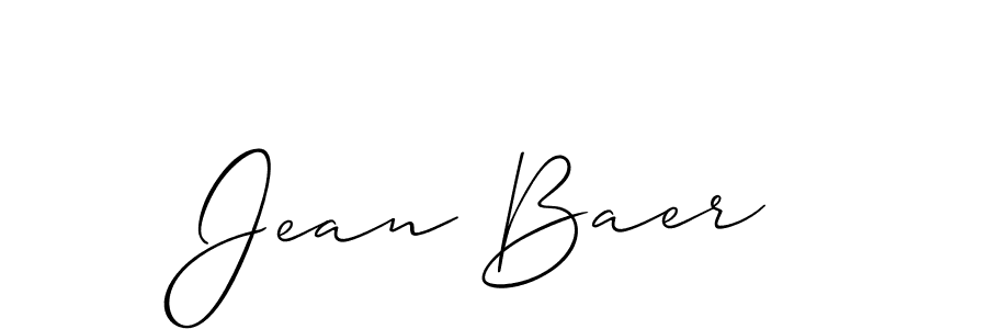 if you are searching for the best signature style for your name Jean Baer. so please give up your signature search. here we have designed multiple signature styles  using Allison_Script. Jean Baer signature style 2 images and pictures png