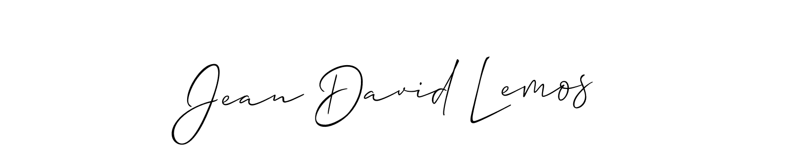 Once you've used our free online signature maker to create your best signature Allison_Script style, it's time to enjoy all of the benefits that Jean David Lemos name signing documents. Jean David Lemos signature style 2 images and pictures png