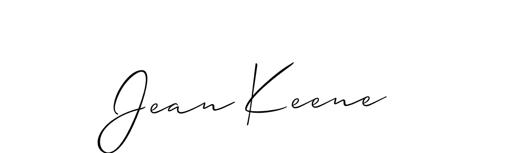 It looks lik you need a new signature style for name Jean Keene. Design unique handwritten (Allison_Script) signature with our free signature maker in just a few clicks. Jean Keene signature style 2 images and pictures png
