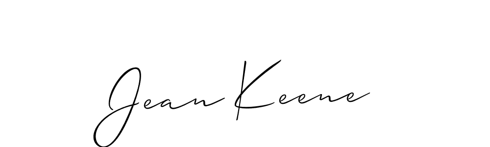 Allison_Script is a professional signature style that is perfect for those who want to add a touch of class to their signature. It is also a great choice for those who want to make their signature more unique. Get Jean Keene name to fancy signature for free. Jean Keene signature style 2 images and pictures png