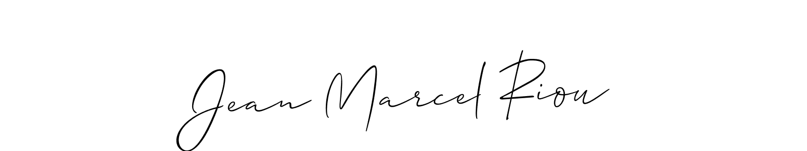 How to make Jean Marcel Riou signature? Allison_Script is a professional autograph style. Create handwritten signature for Jean Marcel Riou name. Jean Marcel Riou signature style 2 images and pictures png