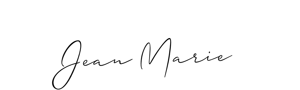 Design your own signature with our free online signature maker. With this signature software, you can create a handwritten (Allison_Script) signature for name Jean Marie. Jean Marie signature style 2 images and pictures png