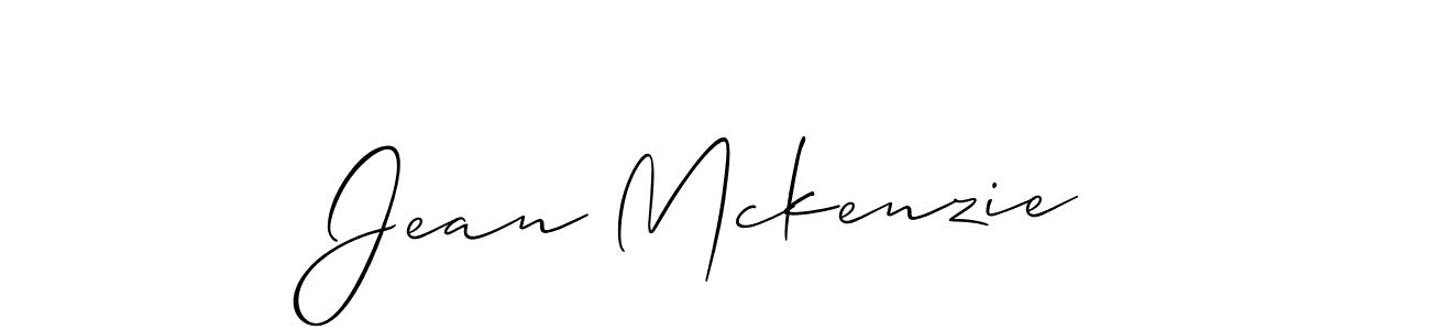 Make a beautiful signature design for name Jean Mckenzie. With this signature (Allison_Script) style, you can create a handwritten signature for free. Jean Mckenzie signature style 2 images and pictures png