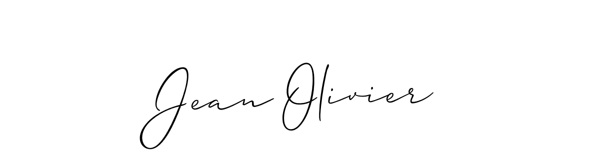 Best and Professional Signature Style for Jean Olivier. Allison_Script Best Signature Style Collection. Jean Olivier signature style 2 images and pictures png