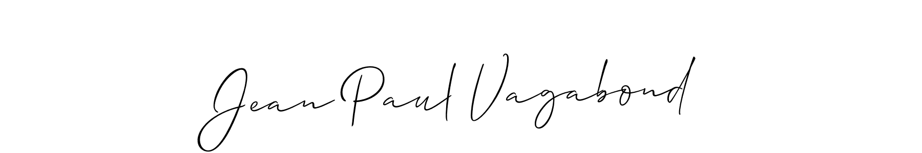 Also You can easily find your signature by using the search form. We will create Jean Paul Vagabond name handwritten signature images for you free of cost using Allison_Script sign style. Jean Paul Vagabond signature style 2 images and pictures png