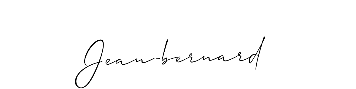 Allison_Script is a professional signature style that is perfect for those who want to add a touch of class to their signature. It is also a great choice for those who want to make their signature more unique. Get Jean-bernard name to fancy signature for free. Jean-bernard signature style 2 images and pictures png