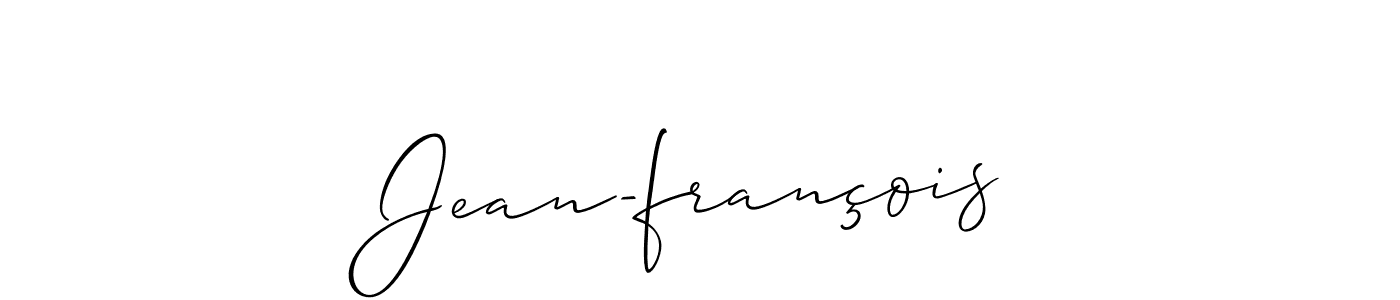 You should practise on your own different ways (Allison_Script) to write your name (Jean-françois) in signature. don't let someone else do it for you. Jean-françois signature style 2 images and pictures png