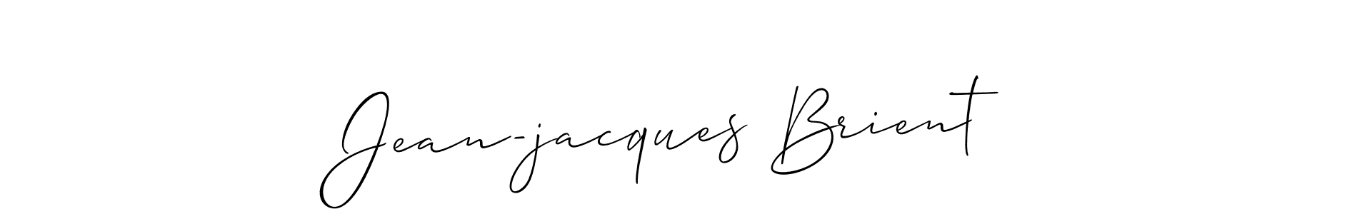 How to make Jean-jacques Brient signature? Allison_Script is a professional autograph style. Create handwritten signature for Jean-jacques Brient name. Jean-jacques Brient signature style 2 images and pictures png