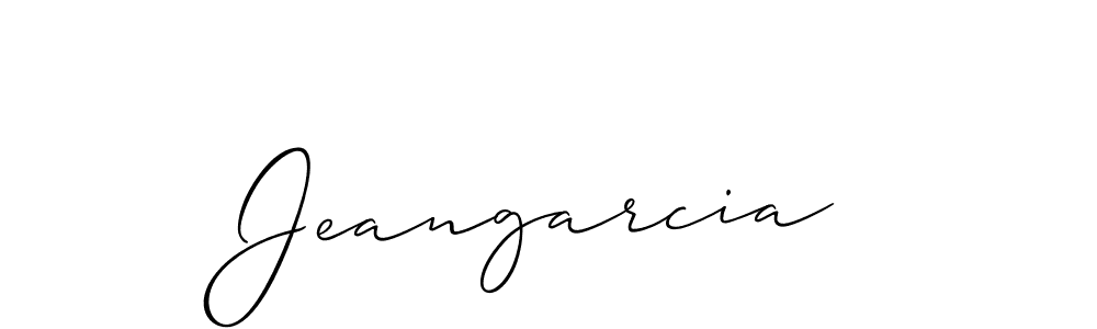 Jeangarcia stylish signature style. Best Handwritten Sign (Allison_Script) for my name. Handwritten Signature Collection Ideas for my name Jeangarcia. Jeangarcia signature style 2 images and pictures png