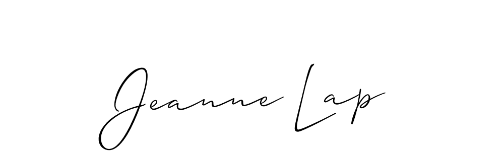 Also You can easily find your signature by using the search form. We will create Jeanne Lap name handwritten signature images for you free of cost using Allison_Script sign style. Jeanne Lap signature style 2 images and pictures png