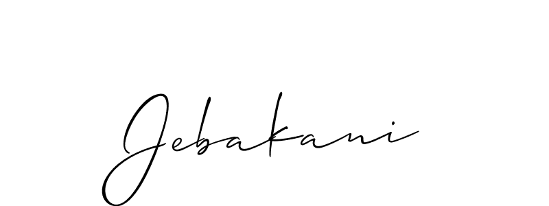Also You can easily find your signature by using the search form. We will create Jebakani name handwritten signature images for you free of cost using Allison_Script sign style. Jebakani signature style 2 images and pictures png