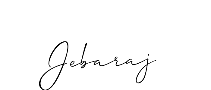 Jebaraj stylish signature style. Best Handwritten Sign (Allison_Script) for my name. Handwritten Signature Collection Ideas for my name Jebaraj. Jebaraj signature style 2 images and pictures png