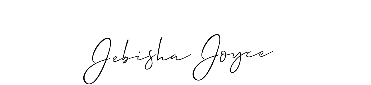 if you are searching for the best signature style for your name Jebisha Joyce. so please give up your signature search. here we have designed multiple signature styles  using Allison_Script. Jebisha Joyce signature style 2 images and pictures png