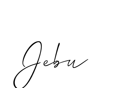 How to Draw Jebu signature style? Allison_Script is a latest design signature styles for name Jebu. Jebu signature style 2 images and pictures png