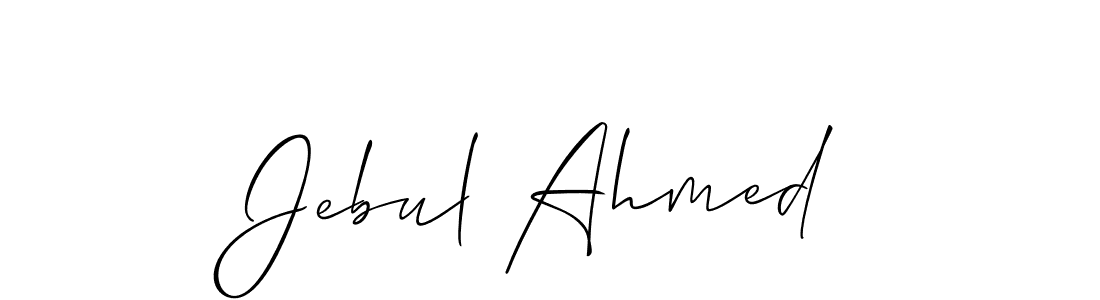 Make a beautiful signature design for name Jebul Ahmed. Use this online signature maker to create a handwritten signature for free. Jebul Ahmed signature style 2 images and pictures png