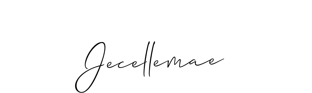 Also You can easily find your signature by using the search form. We will create Jecellemae name handwritten signature images for you free of cost using Allison_Script sign style. Jecellemae signature style 2 images and pictures png