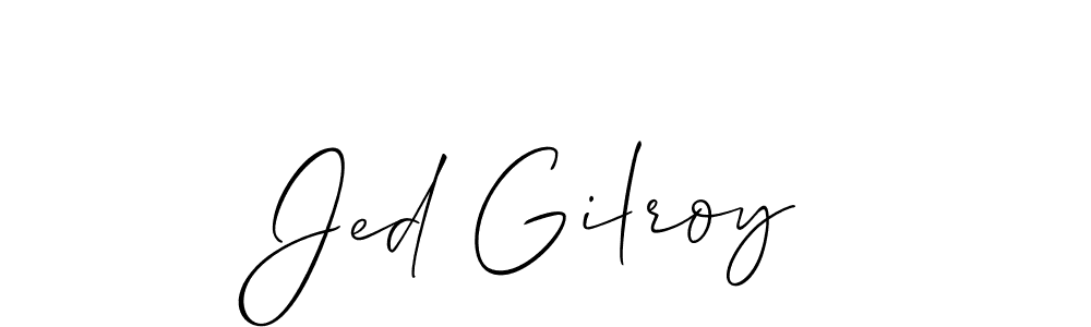 This is the best signature style for the Jed Gilroy name. Also you like these signature font (Allison_Script). Mix name signature. Jed Gilroy signature style 2 images and pictures png