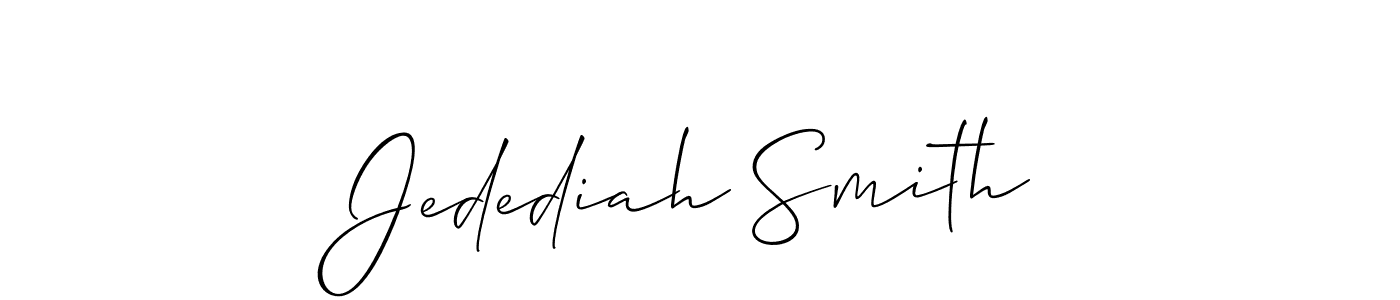 How to Draw Jedediah Smith signature style? Allison_Script is a latest design signature styles for name Jedediah Smith. Jedediah Smith signature style 2 images and pictures png