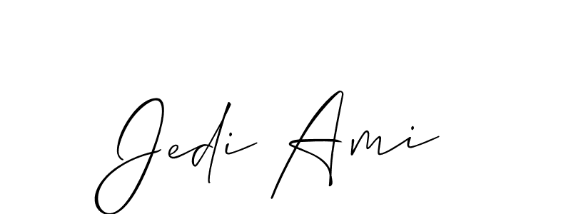 Make a beautiful signature design for name Jedi Ami. Use this online signature maker to create a handwritten signature for free. Jedi Ami signature style 2 images and pictures png