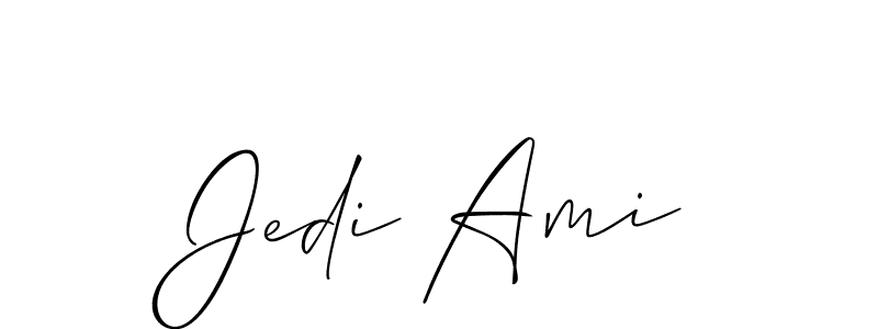 Make a short Jedi Ami signature style. Manage your documents anywhere anytime using Allison_Script. Create and add eSignatures, submit forms, share and send files easily. Jedi Ami signature style 2 images and pictures png