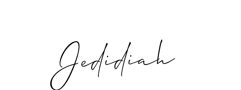 Similarly Allison_Script is the best handwritten signature design. Signature creator online .You can use it as an online autograph creator for name Jedidiah. Jedidiah signature style 2 images and pictures png