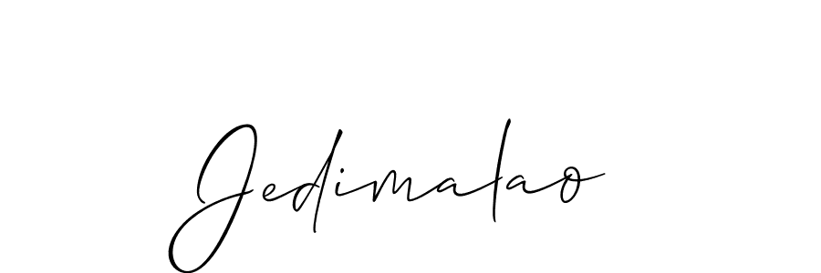 You should practise on your own different ways (Allison_Script) to write your name (Jedimalao) in signature. don't let someone else do it for you. Jedimalao signature style 2 images and pictures png