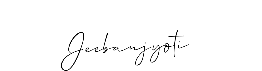 How to make Jeebanjyoti signature? Allison_Script is a professional autograph style. Create handwritten signature for Jeebanjyoti name. Jeebanjyoti signature style 2 images and pictures png
