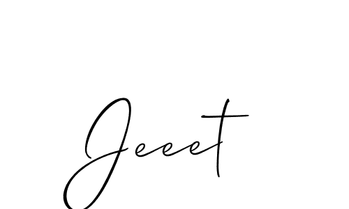 It looks lik you need a new signature style for name Jeeet. Design unique handwritten (Allison_Script) signature with our free signature maker in just a few clicks. Jeeet signature style 2 images and pictures png