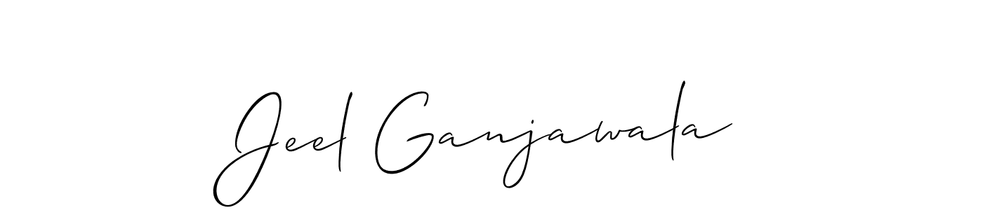 Make a beautiful signature design for name Jeel Ganjawala. Use this online signature maker to create a handwritten signature for free. Jeel Ganjawala signature style 2 images and pictures png