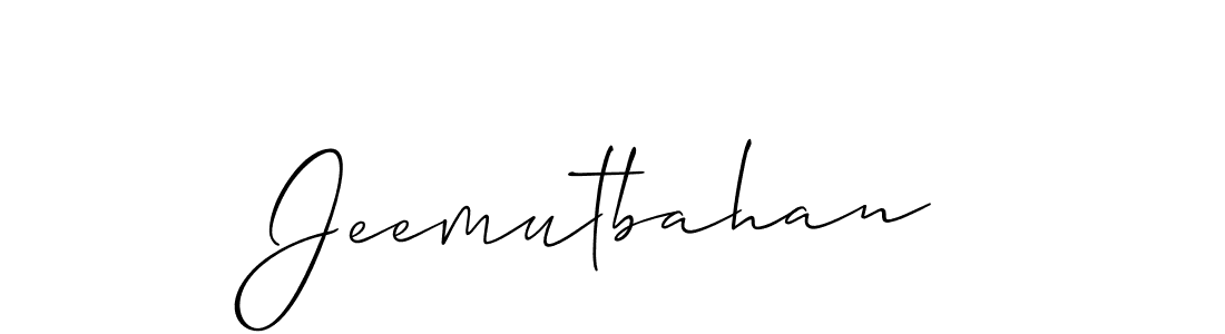 Also You can easily find your signature by using the search form. We will create Jeemutbahan name handwritten signature images for you free of cost using Allison_Script sign style. Jeemutbahan signature style 2 images and pictures png