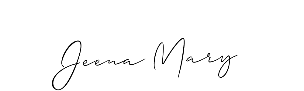 Best and Professional Signature Style for Jeena Mary. Allison_Script Best Signature Style Collection. Jeena Mary signature style 2 images and pictures png
