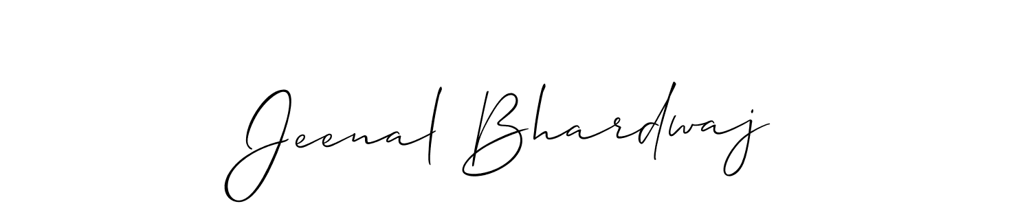 This is the best signature style for the Jeenal Bhardwaj name. Also you like these signature font (Allison_Script). Mix name signature. Jeenal Bhardwaj signature style 2 images and pictures png