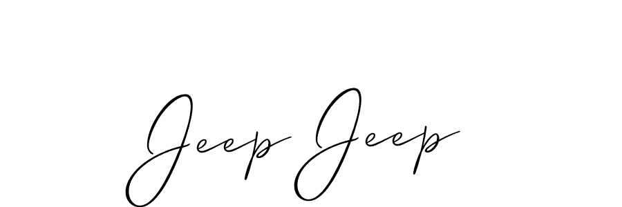 Similarly Allison_Script is the best handwritten signature design. Signature creator online .You can use it as an online autograph creator for name Jeep Jeep. Jeep Jeep signature style 2 images and pictures png