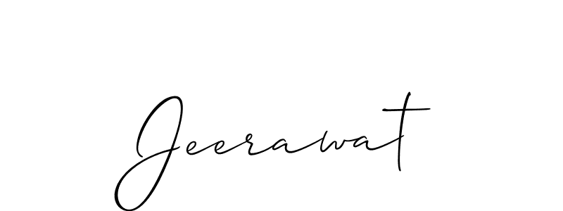 This is the best signature style for the Jeerawat name. Also you like these signature font (Allison_Script). Mix name signature. Jeerawat signature style 2 images and pictures png