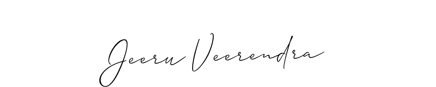 Best and Professional Signature Style for Jeeru Veerendra. Allison_Script Best Signature Style Collection. Jeeru Veerendra signature style 2 images and pictures png