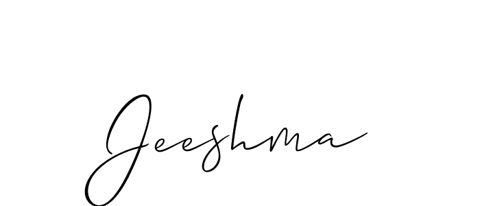 Make a beautiful signature design for name Jeeshma. With this signature (Allison_Script) style, you can create a handwritten signature for free. Jeeshma signature style 2 images and pictures png