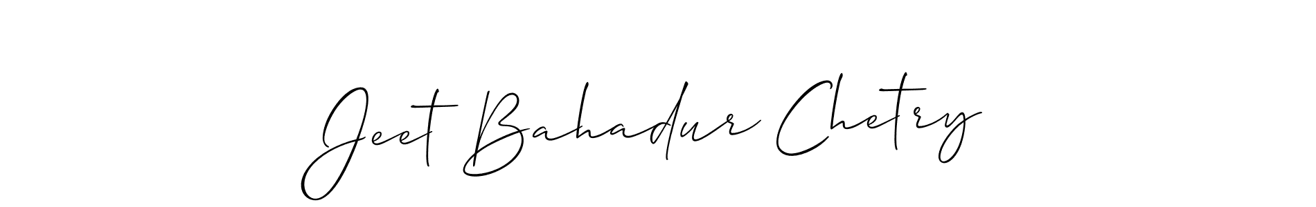 You can use this online signature creator to create a handwritten signature for the name Jeet Bahadur Chetry. This is the best online autograph maker. Jeet Bahadur Chetry signature style 2 images and pictures png