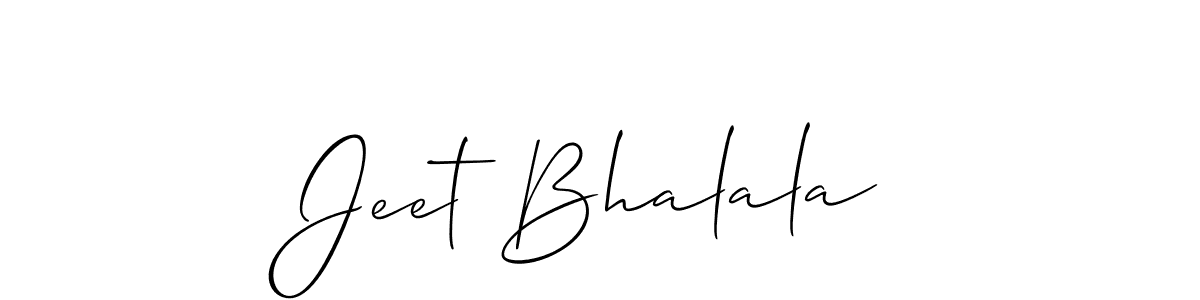 Make a short Jeet Bhalala signature style. Manage your documents anywhere anytime using Allison_Script. Create and add eSignatures, submit forms, share and send files easily. Jeet Bhalala signature style 2 images and pictures png
