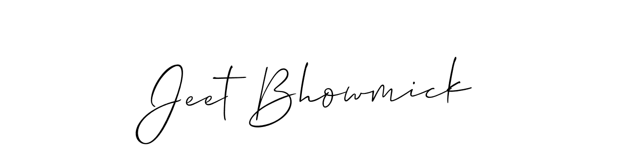 It looks lik you need a new signature style for name Jeet Bhowmick. Design unique handwritten (Allison_Script) signature with our free signature maker in just a few clicks. Jeet Bhowmick signature style 2 images and pictures png