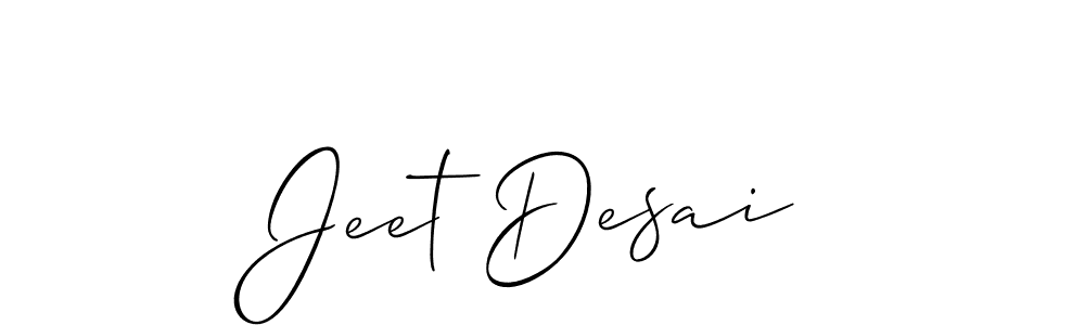 Best and Professional Signature Style for Jeet Desai. Allison_Script Best Signature Style Collection. Jeet Desai signature style 2 images and pictures png