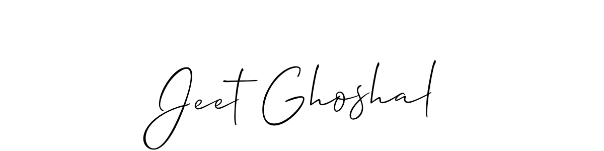 How to Draw Jeet Ghoshal signature style? Allison_Script is a latest design signature styles for name Jeet Ghoshal. Jeet Ghoshal signature style 2 images and pictures png