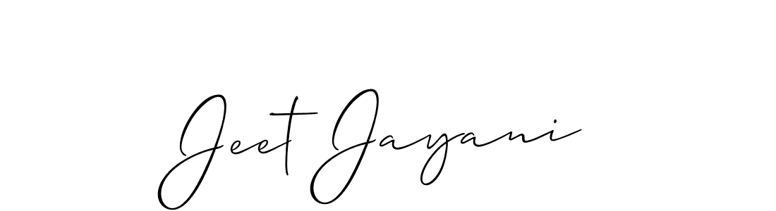 Make a beautiful signature design for name Jeet Jayani. Use this online signature maker to create a handwritten signature for free. Jeet Jayani signature style 2 images and pictures png