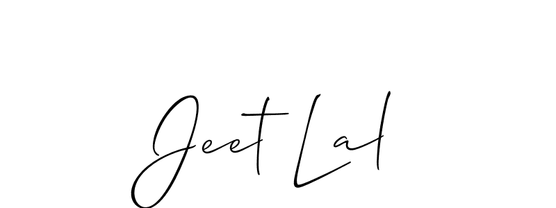Design your own signature with our free online signature maker. With this signature software, you can create a handwritten (Allison_Script) signature for name Jeet Lal. Jeet Lal signature style 2 images and pictures png