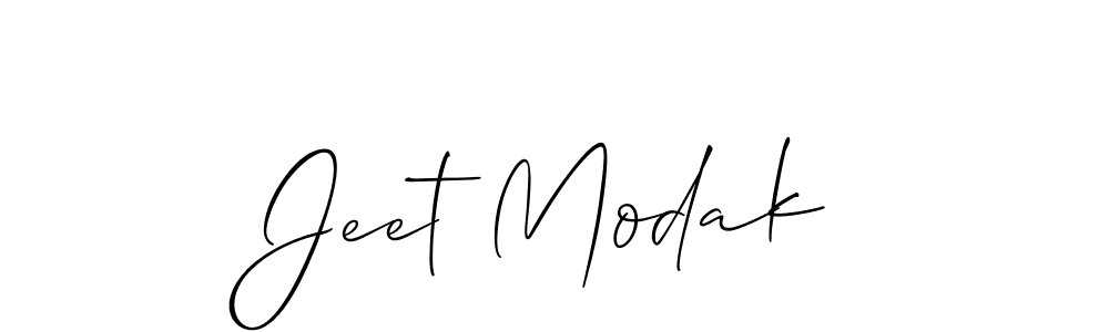 if you are searching for the best signature style for your name Jeet Modak. so please give up your signature search. here we have designed multiple signature styles  using Allison_Script. Jeet Modak signature style 2 images and pictures png