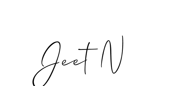 Once you've used our free online signature maker to create your best signature Allison_Script style, it's time to enjoy all of the benefits that Jeet N name signing documents. Jeet N signature style 2 images and pictures png