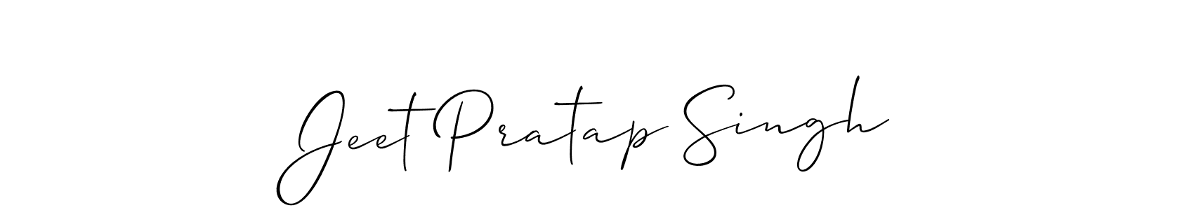 if you are searching for the best signature style for your name Jeet Pratap Singh. so please give up your signature search. here we have designed multiple signature styles  using Allison_Script. Jeet Pratap Singh signature style 2 images and pictures png