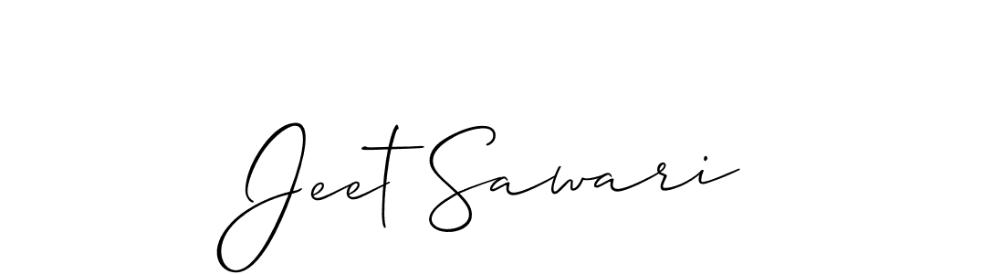 if you are searching for the best signature style for your name Jeet Sawari. so please give up your signature search. here we have designed multiple signature styles  using Allison_Script. Jeet Sawari signature style 2 images and pictures png