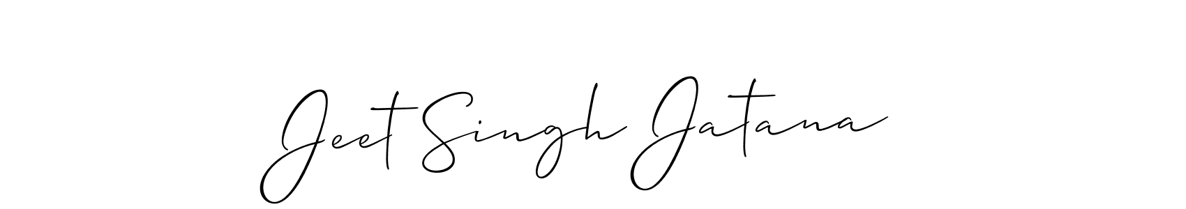 Also You can easily find your signature by using the search form. We will create Jeet Singh Jatana name handwritten signature images for you free of cost using Allison_Script sign style. Jeet Singh Jatana signature style 2 images and pictures png