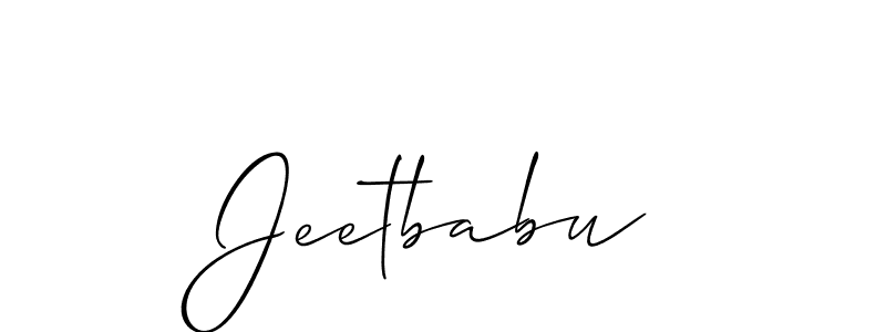 How to Draw Jeetbabu signature style? Allison_Script is a latest design signature styles for name Jeetbabu. Jeetbabu signature style 2 images and pictures png