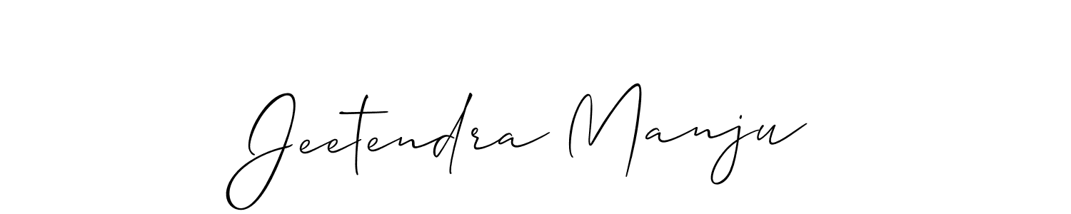 This is the best signature style for the Jeetendra Manju name. Also you like these signature font (Allison_Script). Mix name signature. Jeetendra Manju signature style 2 images and pictures png